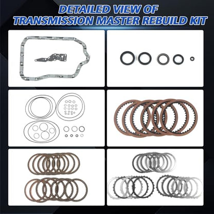 U760E U760F Transmission Master Rebuild Kit Fits for Camry Highlander RAV4 Sienna Venza 2.5L U760E - size: U760E