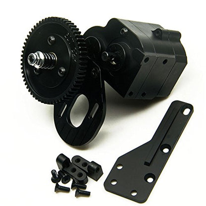 Metal 2 Speed Gearbox Transmission Motor Gear for Axial Wraith SCX10 1/10 RC Crawler Car Upgrade Parts(Gear) - color: Gear