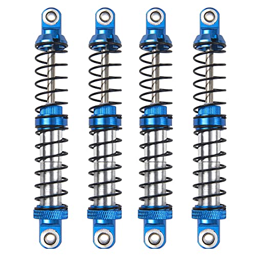 4Pcs ShareGoo Adjustable Metal Shock Absorber 70/80/90/100/110/120mm Damper Compatible with Traxxas TRX4 TRX6 G63 Axial SCX10 D90 90046 AXI03007 1/10 RC Rock Crawler (90mm Hole Distance) - size: 90mm Hole Distance