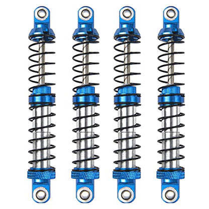 4Pcs ShareGoo Adjustable Metal Shock Absorber 70/80/90/100/110/120mm Damper Compatible with Traxxas TRX4 TRX6 G63 Axial SCX10 D90 90046 AXI03007 1/10 RC Rock Crawler (90mm Hole Distance) - size: 90mm Hole Distance