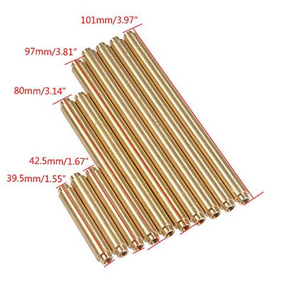 MOHERO Brass Metal Steering & Suspension Linkage Kit Upgrade Parts for 1/10 RC TRX-4 TRX4 Car Pack of 10