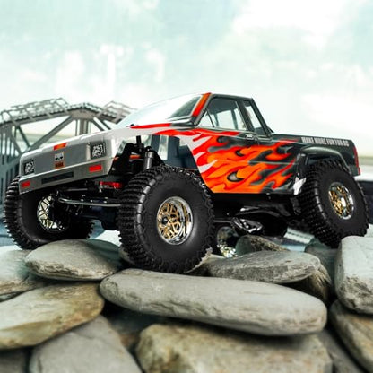 INJORA 1.9" XHX Pin Tires - S5 122 * 36mm Wheel Tires for SCX10 TRX4 1/10 RC Crawler Car Upgrade
