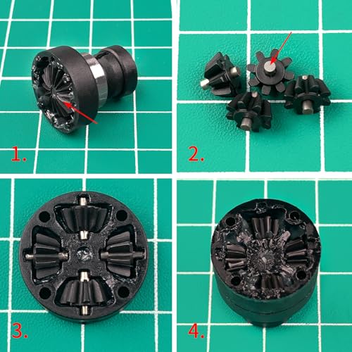 Steel Front/Rear Differential Gear for ARRMA Mojave Granite GROM | 1/14 1/18 RC Car Upgrade