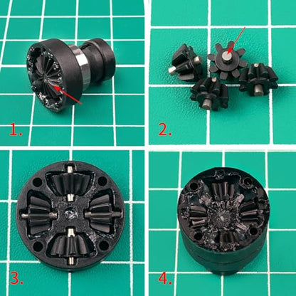 Steel Front/Rear Differential Gear for ARRMA Mojave Granite GROM | 1/14 1/18 RC Car Upgrade