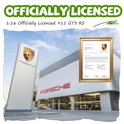 AEROQUEST 1:16 Porsche Remote Control Car -911 GT3 RS-Green - color: Green Porsche 911 Gt3 Rs