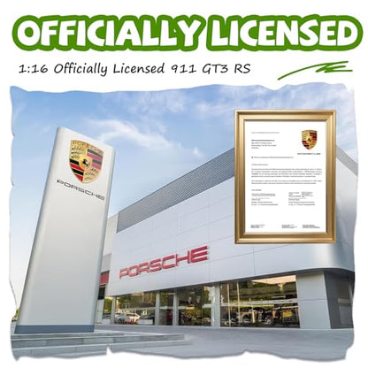AEROQUEST 1:16 Porsche Remote Control Car -911 GT3 RS-Green - color: Green Porsche 911 Gt3 Rs