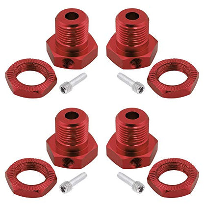HobbyPark Aluminum 17mm Hex Wheel Hubs Adapter for 1/10 Traxxas E-Revo Summit T-Maxx Revo 3.3 2.5 Slayer Pro 4x4 Trucks Cars