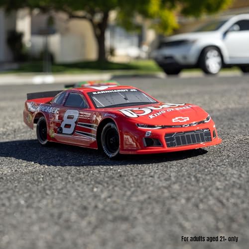 Losi 1/12 RC Racecar Dale Earnhardt Jr. No. 8 2025 Budweiser Chevrolet ZL1 2S AWD On-Road Asphalt Late Model (Battery & Charger Included), Red, LOS-3104T2 - color: Green