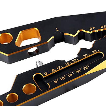 INJORA RC Tool Kit Shock Pliers Shaft Ball Pliers End Multi-Function Pliers Shock Absorber Repair Clip for 1/10 1/8 RC Model Car