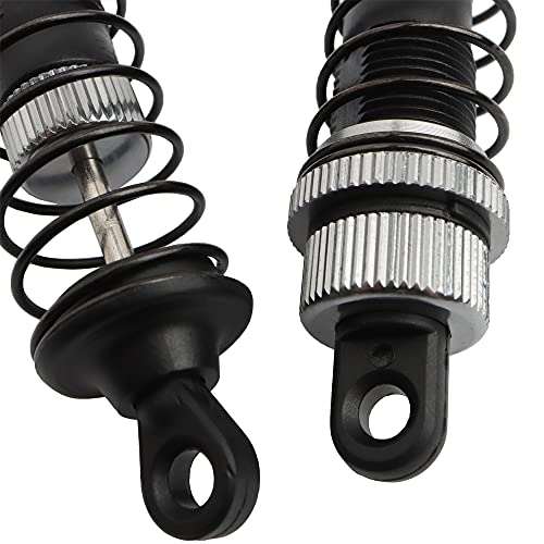 9201E RC Cars Aluminum Alloy Shocks Absorber PX9200-18 Accessories Spare Parts for 1:10 9201E 9203E 9205E 9206E 9200 Trucks 200E 210E RC Cars - color: 2 Pcs Grey