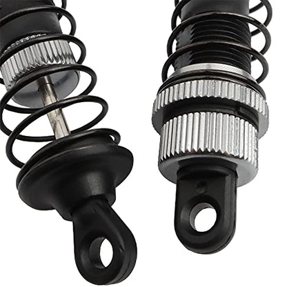 9201E RC Cars Aluminum Alloy Shocks Absorber PX9200-18 Accessories Spare Parts for 1:10 9201E 9203E 9205E 9206E 9200 Trucks 200E 210E RC Cars - color: 2 Pcs Grey