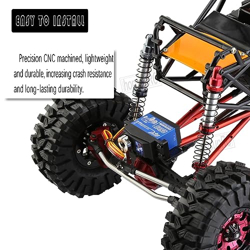 100mm Front Rear Shocks Absorber Damper Upgrades for 1/10 RC Hobby Cars,4PCS 7075 Aluminum Full Metal RC Shocks Absorber,Red - size: 100 MM (3.94 in)
