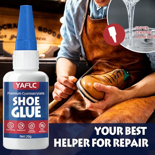 Shoe Glue Sole Repair, Super Glue for Shoes Heavy Duty 40g | Waterproof Flexible Instant Adhesive Shoe Glues Sole Repair, Boot Repair, Sneakers, Athletic Shoes, Heels, Sandals - style: Shoe Glue