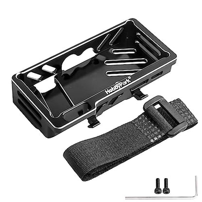 HobbyPark Aluminum Extended Battery Tray Mount Battery Expansion Kit Hold for 1/18 Traxxas TRX4M Crawler