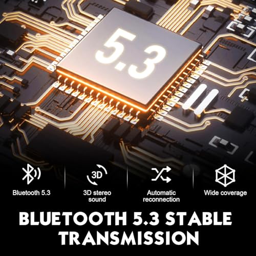 Car USB Bluetooth Receiver, HD LED Display FM Transmitter Audio Adapter, DC 5V Plug and Play Adjustable Frequency Bluetooth Receiver with AUV Connector, for Most Cars Home (Black)