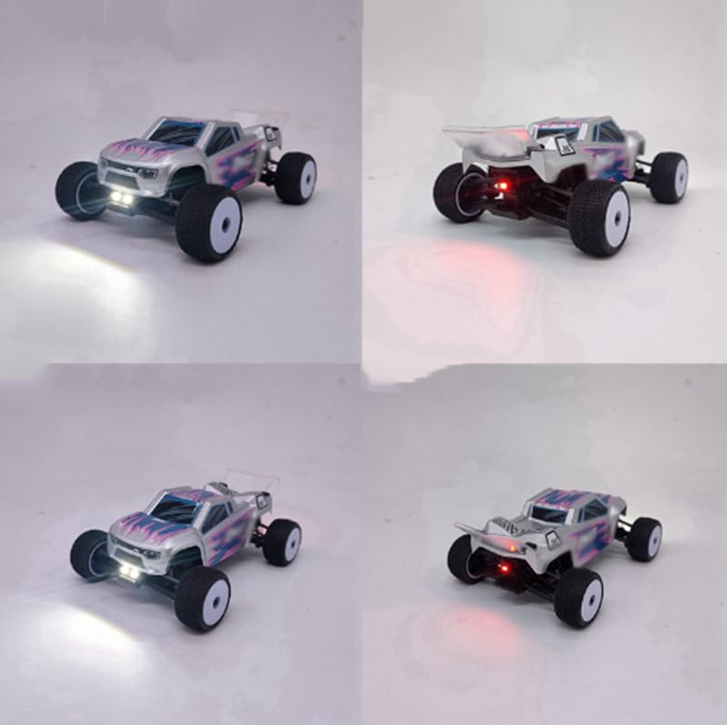 RC Front & Rear LED Lights Kit for Losi 1/28 Micro-T 2WD RC car Headlight&Taillight Parts