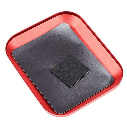 Replacement Part For 1PC 2PCS Screws Bolts Tray With Magnetic Pad For Cell Phone Repair RC Hobby Model Car Repair Tools Aluminium Screw Magnetic Tray - (Color: 1PC Red) - color: 1PC Red