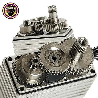 Monster 56KG Waterproof Brushless High Torque HV Ultra Fast Digital Servo Full Metal Gears for RC CAR Extremely Precise/Shockproof Rc Car Servo Watch Video!