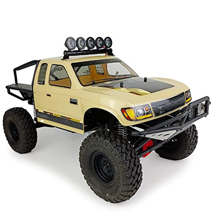 RC Car LED Lights Roof Light Bar Kit Headlight Spotlight 5 LEDs Body Shell Roof Lights for 1/10 TRX4 D90 SCX10 90046 CC01 Wraith RC Rock Crawler Car Upgrades (Multicolor) - color: Multicolor