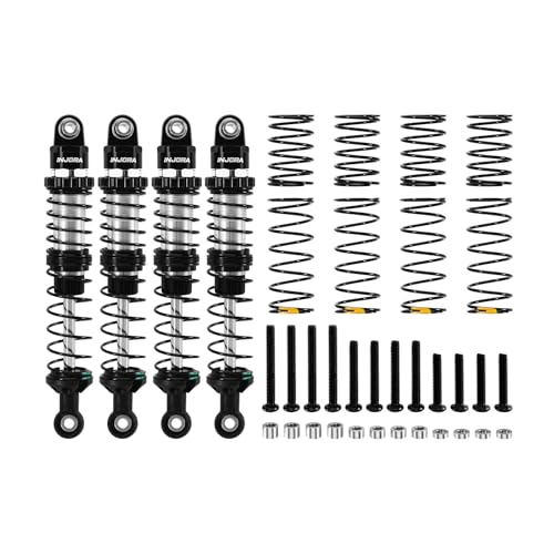 INJORA DRX 90mm Dual-rate Spring Oil Shocks for TRX4 SCX10 1/10 RC Crawler - size: 90mm