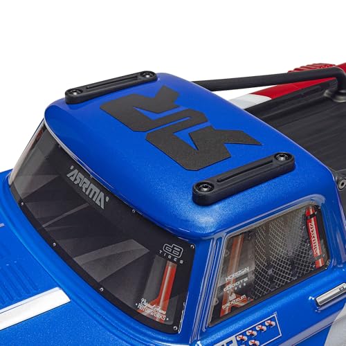 ARRMA RC Truck 1/8 Infraction 223S DSC 4X4 RTR Brushless All-Road Street Bash (Lipo Battery and Charger Not Included), Blue/Red, ARA4315V4T1 - color: Blue/Red