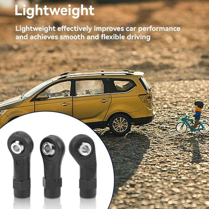 30pcs Link Rod End M4 Ball Joint Head for RC Crawler Car M4 Link Linkage Rod End Width Balls Joint Head Set ForTraxxasTRX‑4 1/10 RC Car Crawlers Link Ball Head RC Car Ball End RC Rod Ends