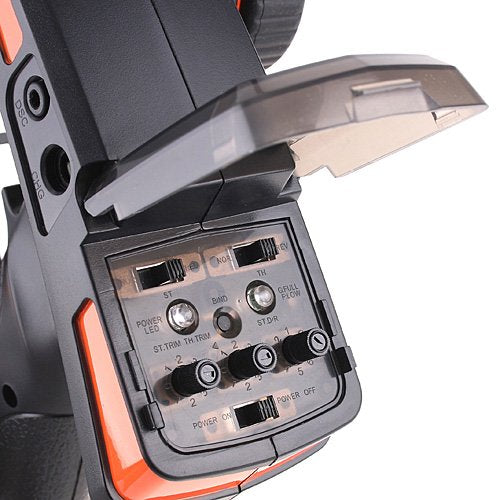 GoolRC Flysky FS-GT2 RC Transmitter with FS-GR3E Receiver, 2.4GHz 2 Channels Radio Controller and 3 Channels Receiver for RC Car Boat