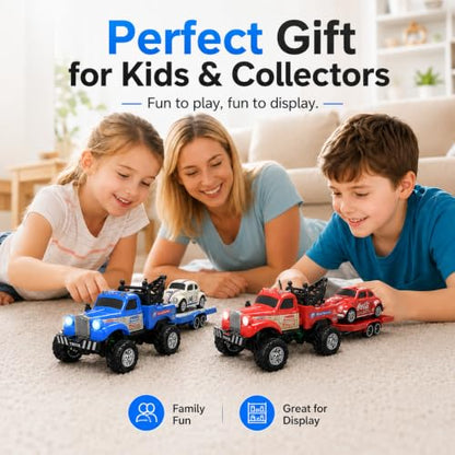 MOONTOY 1:64 Scale Mini Alloy Truck RC Car with LED Lights, 2.4Ghz Remote and App Control Toy Car, 3-Speed Adjustment Pocket Toy Car for Kids 4-8 Years and Adults (Black) - color: Black