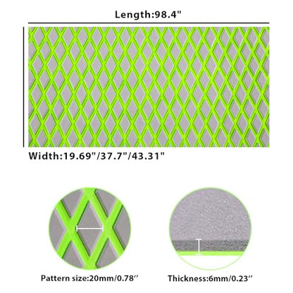 98.4"X43.31" Boat Flooring Self-Adhesive EVA Foam Boat Decking Marine Yacht RV Pool Non-Skid - color: Light gray and olive green