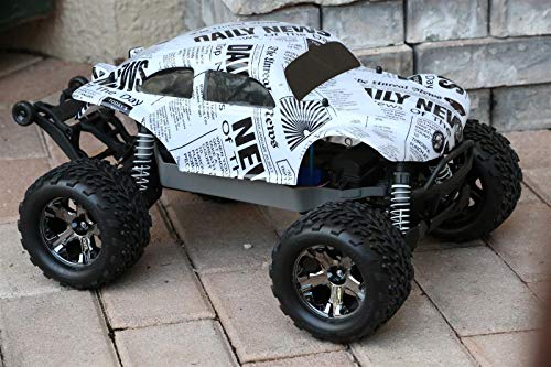 SummitLink Compatible Custom Body Newspaper Style Replacement for 1/10 Scale RC Car or Truck (Truck not Included) STB-N-01