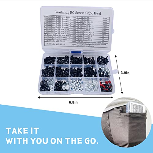RC car Tool kit,634 Pcs RC Screw Kit,360 Degree Rotation Liftable Repair Workbench,32-in-1 Screwdriver-for 1/16 1/12 1/10 1/8 All Kinds of Remote Control Trucks, Cars, Trains, Planes, etc - color: Blue