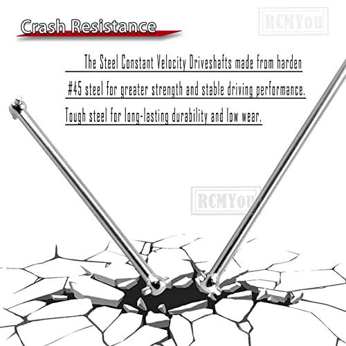 Center Drive Shaft Dogbone Upgrades Part for 1/7 Felony 6S BLX/Infraction 6S BLX/Limitless,Dogbone 168MM 102MM Hop Ups,#ARA310941#ARA310942,Silver