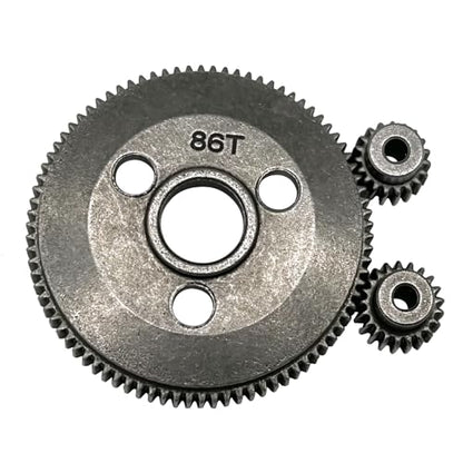 Metal Steel 48P 86T Spur Gear for 1/10 2WD Slash Rustler Stampede with 19T 21T Pinions Gear Sets Upgrade Parts Replace 4686
