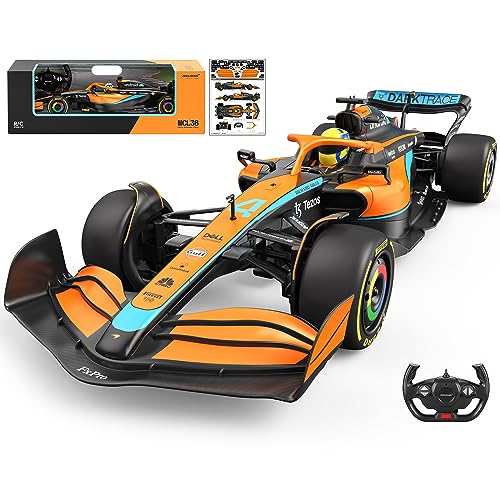Voltz Toys Authentic Licensed 1:12 McLaren F1 MCL36 Remote Control Car - F1 Collection RC car Series for Kids and Adults - 2.4GHz RC Car for Gift (1:12 McLaren F1 MCL36) - color: 1:12 Mclaren F1 Mcl36