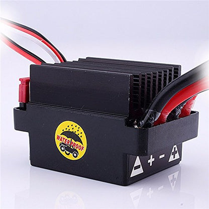 LIPOVOLT® High Voltage Waterproof 320A Brushed ESC Speed Controller for RC Car Boat Motor
