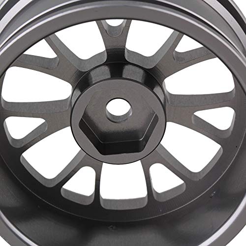 Mxfans 4Pcs Titanium Y-Shape Aluminum Alloy Wheel Rims for RC 1:10 On-Road Car
