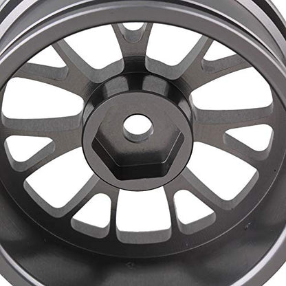 Mxfans 4Pcs Titanium Y-Shape Aluminum Alloy Wheel Rims for RC 1:10 On-Road Car