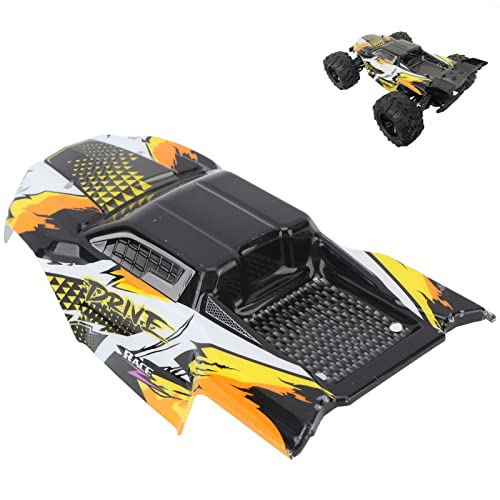 1/16 RC Car Body Shell for SCY PVC Orange Car Spare Parts, Assembly Accessory, Replacement Cover for Off Road RC Truck