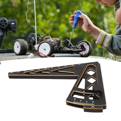 RC Car Inclined Ruler Ride, Height Camber Multi Angle Measuring Tool Vehicle Scale Accessories for RC Car Crawler