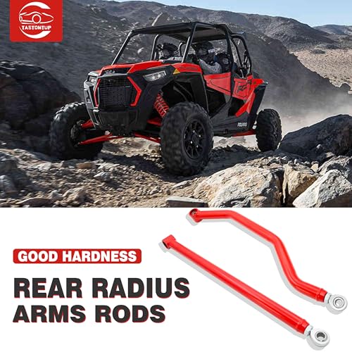 High Clearance Boxed Rear Radius Arm Kit for 2014-2023 Polaris RZR XP 1000/ XP 4 1000, Heavy-Duty, Adjustable Heim Joints Boxed Rear Radius Arms/Rods Replacement for Polaris RZR XP 1000/ XP 4 1000 - size: For Polaris, style: Rear