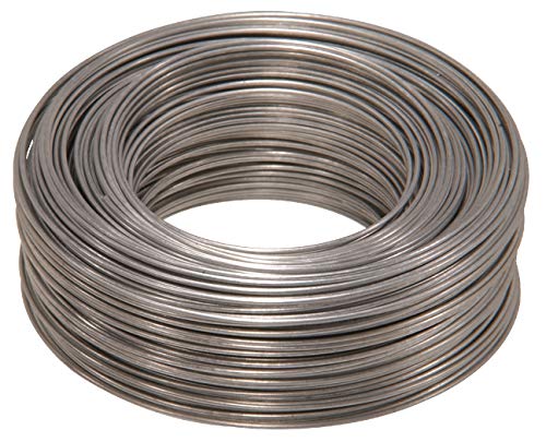 Hillman Hobby Steel Wire, 20 Gauge x 175ft, 1 Roll, Silver | Galvanized steel with zinc finish , 15lb load support for crafts, hanging, bundling, and DIY use , Corrosion resistant