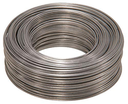 Hillman Hobby Steel Wire, 20 Gauge x 175ft, 1 Roll, Silver | Galvanized steel with zinc finish , 15lb load support for crafts, hanging, bundling, and DIY use , Corrosion resistant