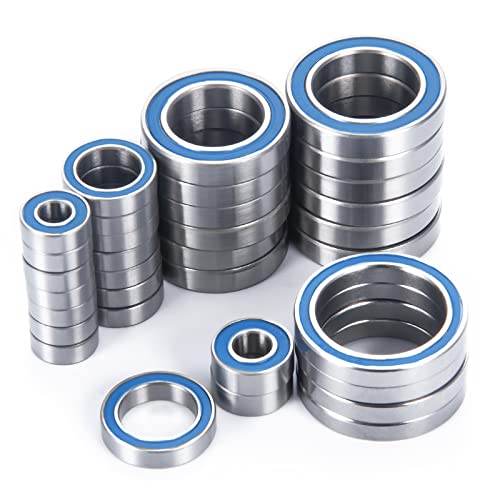 33Pcs Wheel Hub Axle Steel Sealed Ball Bearing Kit for X-Maxx 8S | 77086-4 Snap on 1/5 RC Car Truck Model Parts Accessories