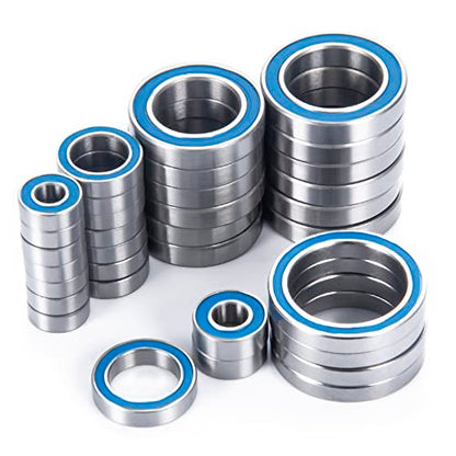 33Pcs Wheel Hub Axle Steel Sealed Ball Bearing Kit for X-Maxx 8S | 77086-4 Snap on 1/5 RC Car Truck Model Parts Accessories