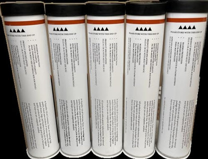 Republic Oil 3% Moly Lithium Complex High Temp #2 Heavy Duty Grease 5 Tubes - size: 5 x 14 oz Tubes