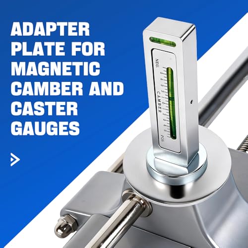 BARTOO Wheel Clamp & Magnetic Adapter for 11-25" Rims Wheel Alignment Tool | Magnetic Mount, For Camber Caster, DIY Tire Repair Tool Kit, Fits 11-25" Rims