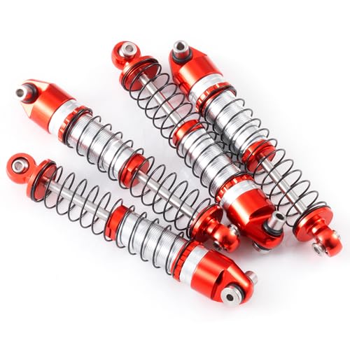 RCLIONS 48mm Big Bore Oil Shock Absorber for AXIAL SCX24 Deadbolt JLU Gladiator 1/24th RC Crawler Car Upgrade Parts - size: 48mm