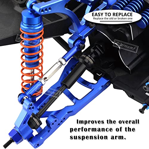 Upgrades Part Rear Drive Shaft CVD & Front Axles for 1/10 Rustler VXL 2WD,Stampede VXL 2WD,Slash VXL 2WD,Hoss VXL 2WD,Stainless Steel #45 Drive Shaft with Hex,Black - style: Black (for 2wd)