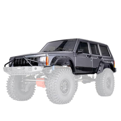 1/10 RC Crawler Hard Body Shell Kit - 313mm Wheelbase Cherokee Body for Axial SCX10, SCX10 II 90046, 90047 & TRX4 Kits (Grey) - color: Grey