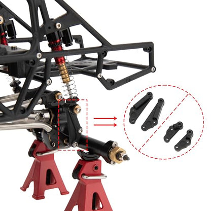 MEUS RACING Mantis24 Body with Roll Cage for Axial 1/24 SCX24 RC Crawler (Green) - color: Green